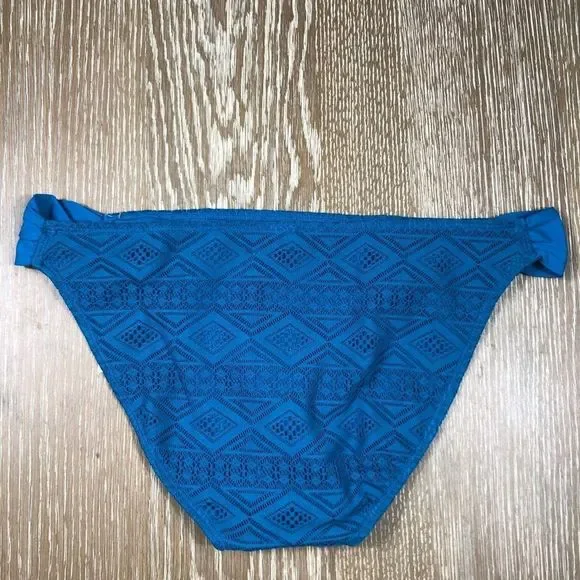 Hula Honey Blue Aztec Print Mid Rise Bikini Women’s Size XL NWT - Picture 3 of 7